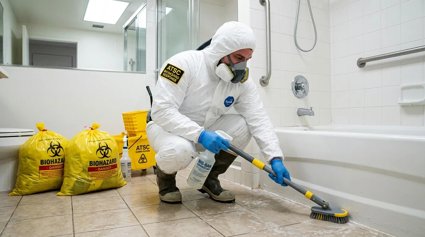 Decontamination equipment deployed for Blood Cleanup in Marlboro Village